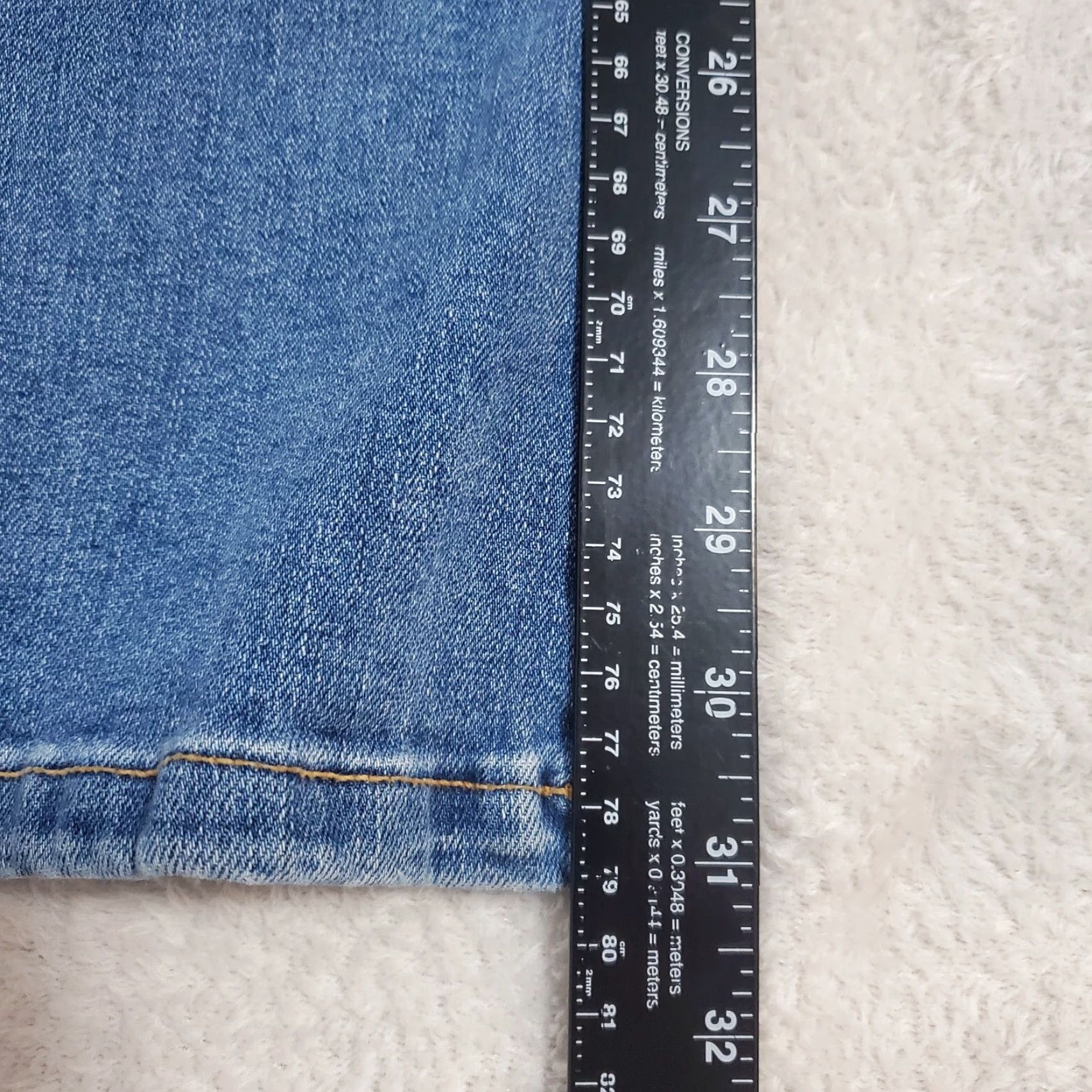 Vintage We the Free People Jayde Flare Jeans Sz 31 Boho Hippie Med Wash High Rise 28x31 Jeans Womens Regular Blue Size 24" / US 00 / IT 34 - 7 Thumbnail