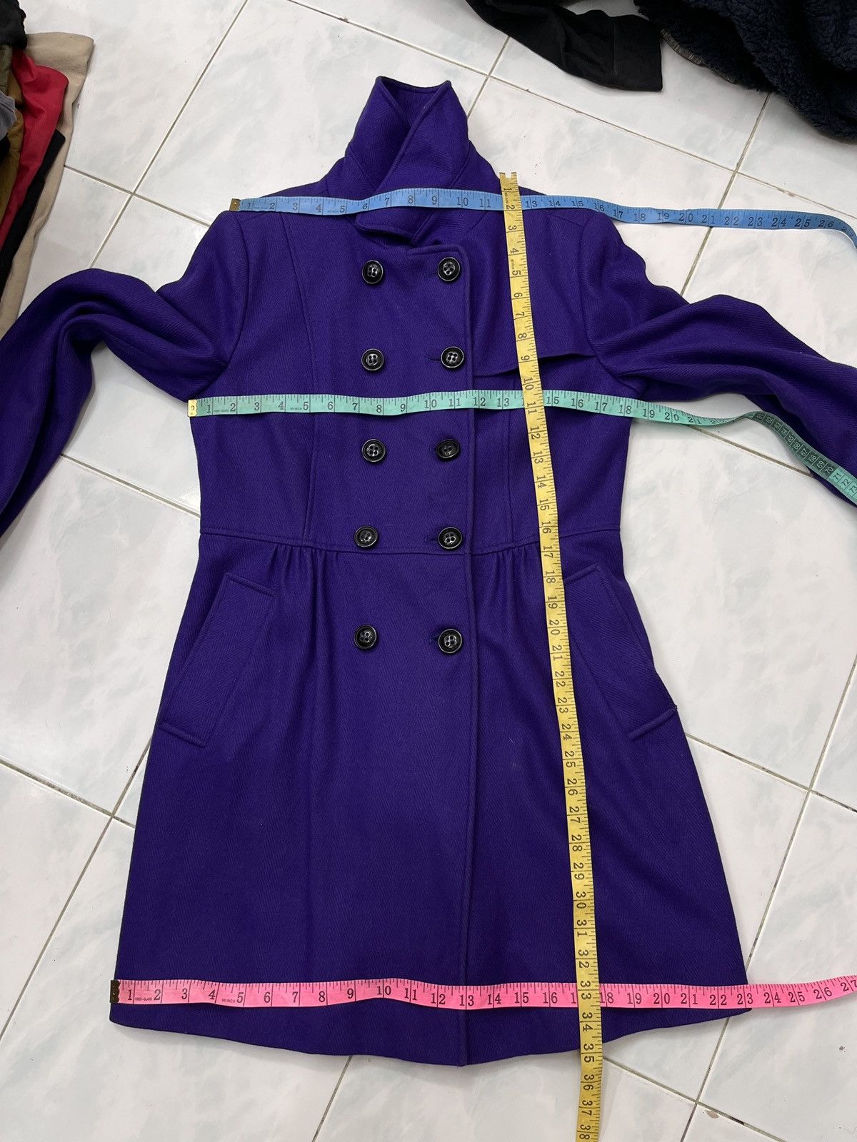 DKNY 🔥🔥🔥STEALS DKNY PURPLE COAT Size M / US 6-8 / IT 42-44 - 15 Thumbnail