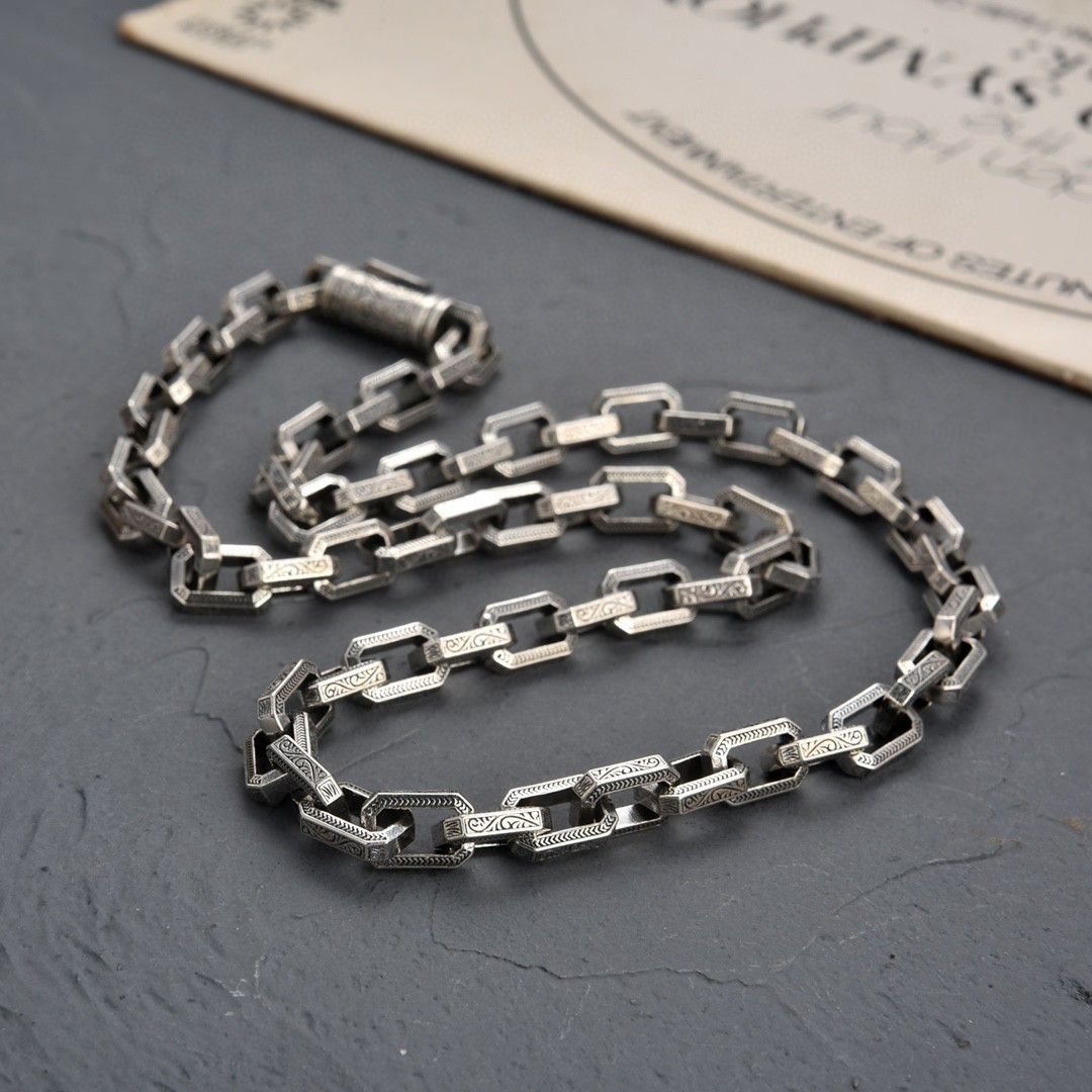 Jewelry 55cm Buddhastone Vine Grass Pattern Necklace Size ONE SIZE - 8 Thumbnail