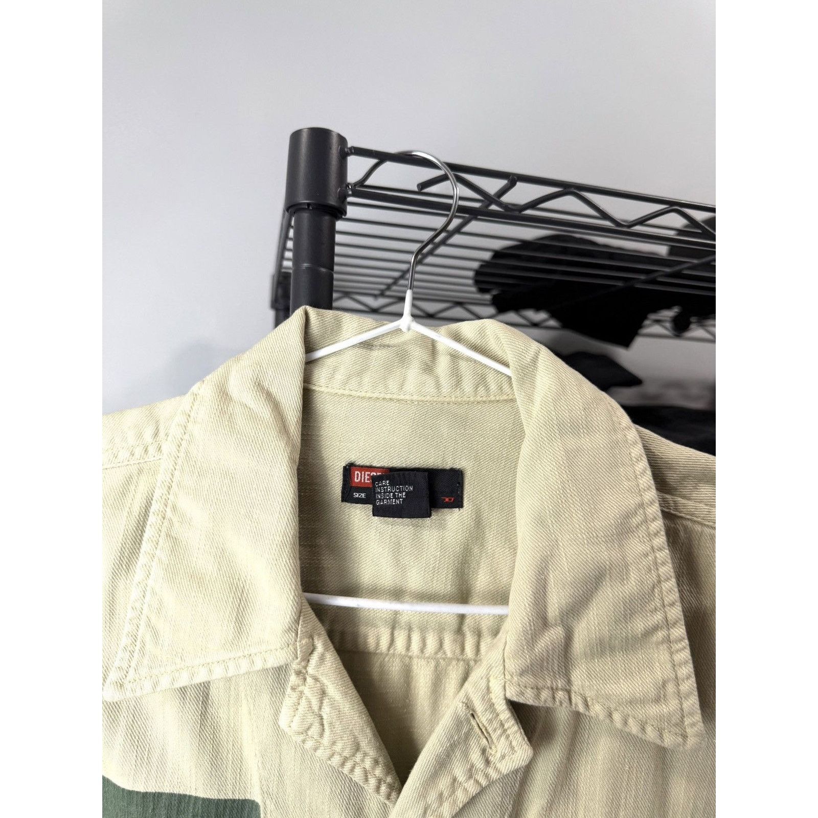 Diesel Rare Vintage Diesel Overshot Shirt Jacket Archive Black Gold Size US L / EU 52-54 / 3 - 6 Thumbnail