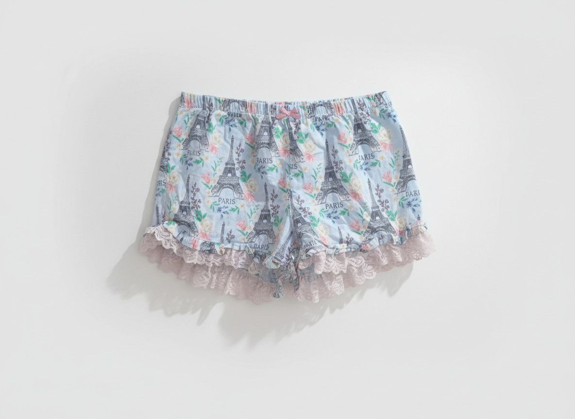 Other Peter Alexander Women's Light Blue Printed Pajama Shorts Size S Size US 30 / EU 46 - 1 Thumbnail