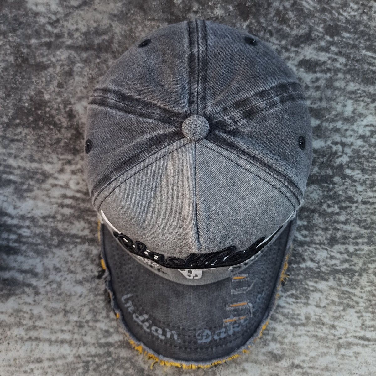 14th Addiction × Cowboy Equipment SICK,, wash distressed, black rabel hat Size ONE SIZE - 8 Thumbnail