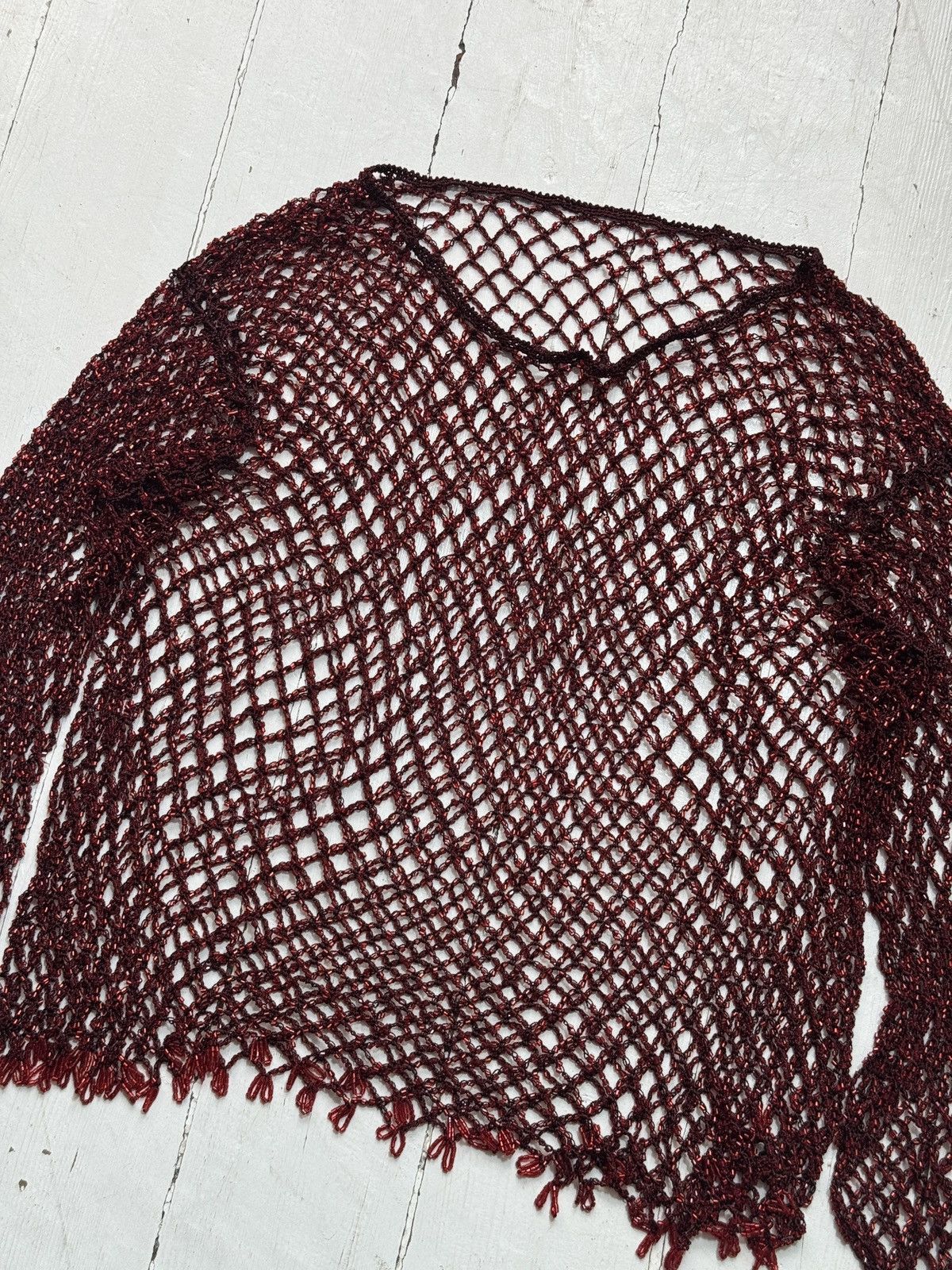 Other VINTAGE AVANT GARDE BEADS HANDMADE LONG SLEEVE Size S / US 4 / IT 40 - 5 Thumbnail