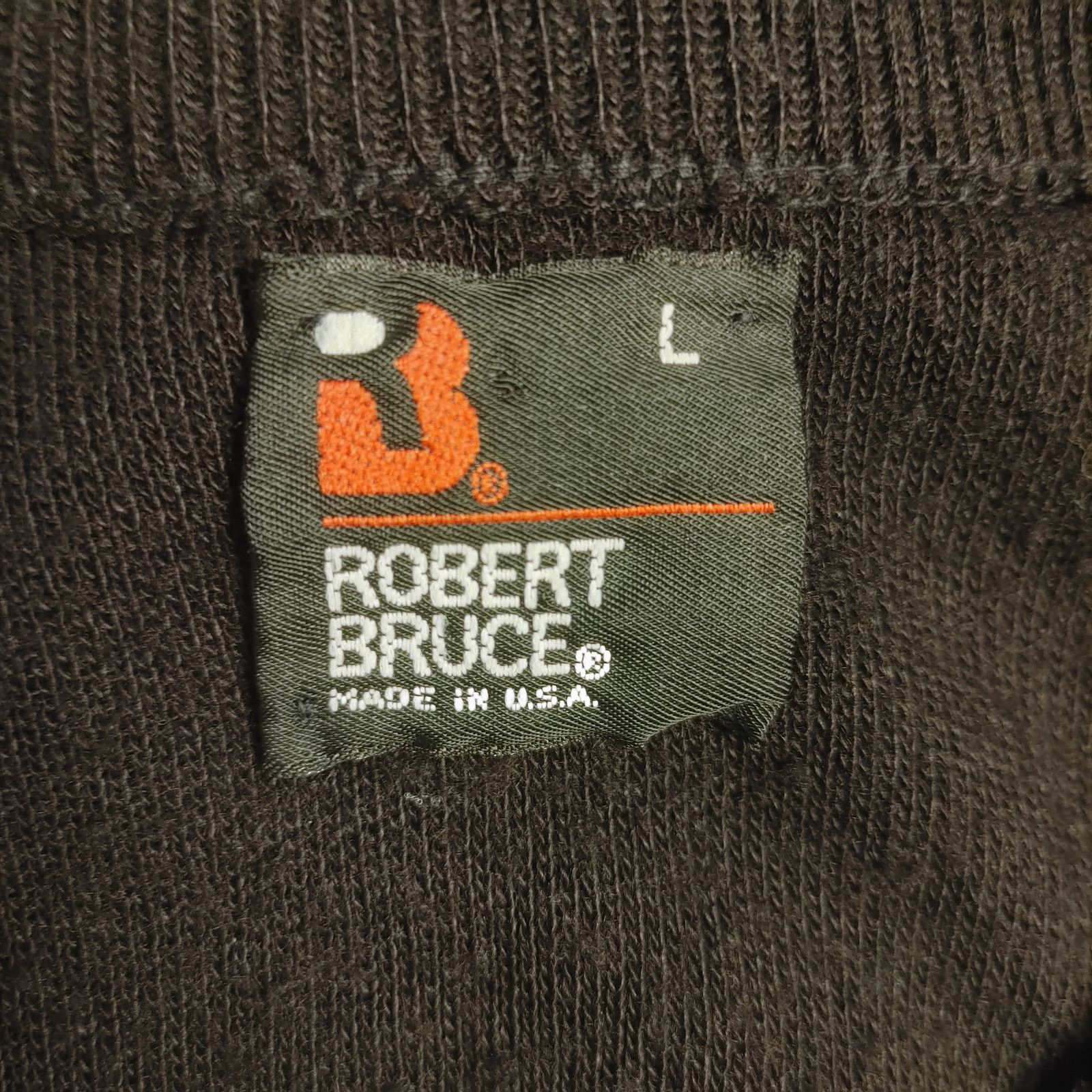 Robert Bruce Robert Bruce Women's LG Brown Knit V-Neck Sweater Vest Size L / US 10 / IT 46 - 3 Thumbnail