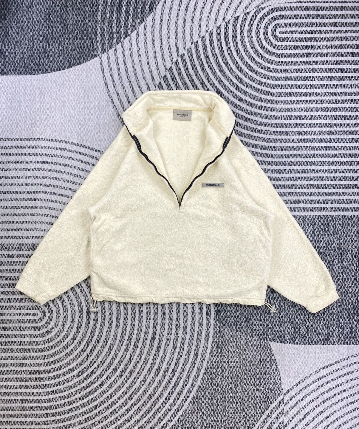 Essentials 🔥Essentials Fear Of God Half Zipper Fleece Baggy Sweatshirt Size US L / EU 52-54 / 3 - 5 Thumbnail