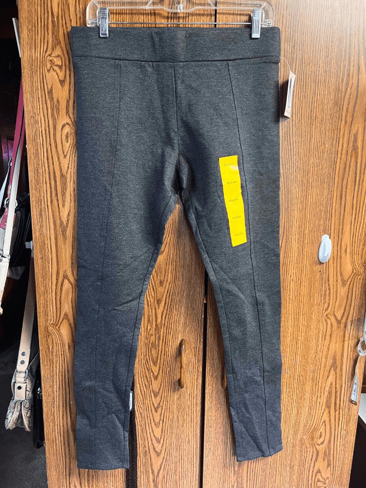 Designer Philosophy Gray Legging Sz M NWT Size 32" / US 10 / IT 46 - 2 Thumbnail