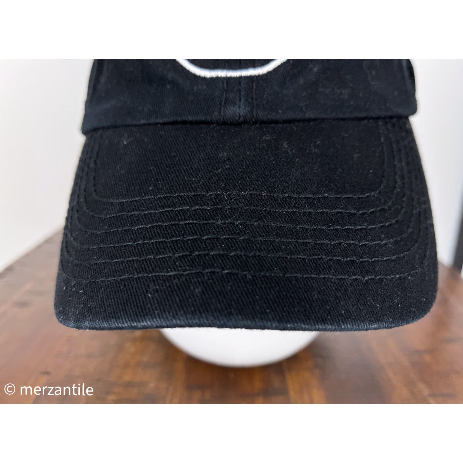 Vintage J. America Baseball Cap Hat Strap Back One Size Black Cotton Twill Adjustable Men Adult Cap Hat Mens Accessories 90s? Size ONE SIZE - 3 Thumbnail