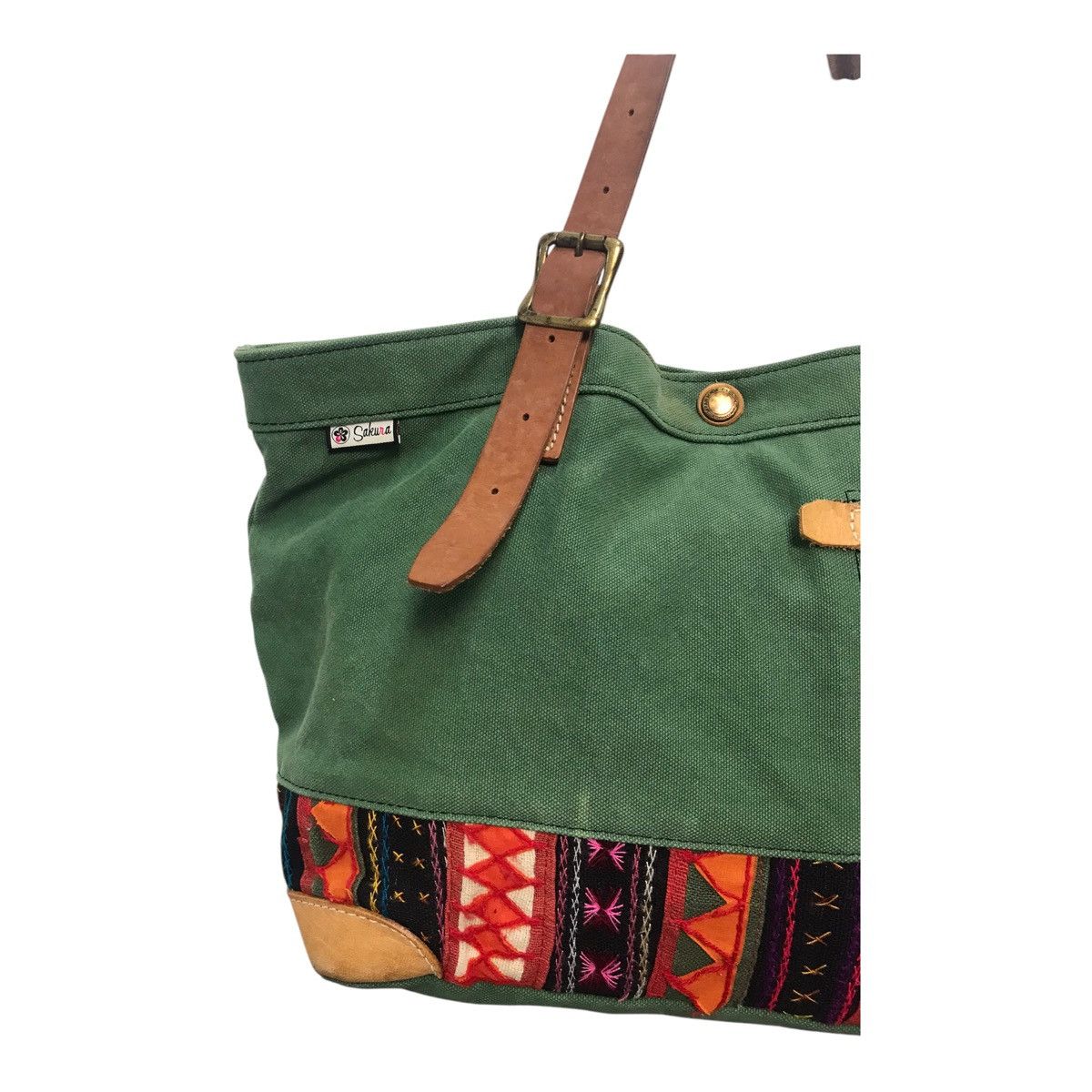 Japanese Brand × MasterPiece Rare MasterPiece Sakura Canvas Bag Size ONE SIZE - 3 Thumbnail
