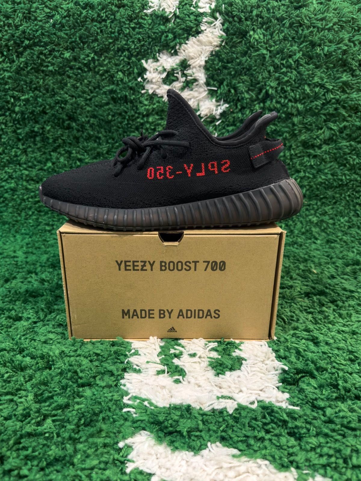 Adidas × Yeezy adidas Yeezy 350 V2 Bred Size US 12 / EU 45 - 2 Thumbnail