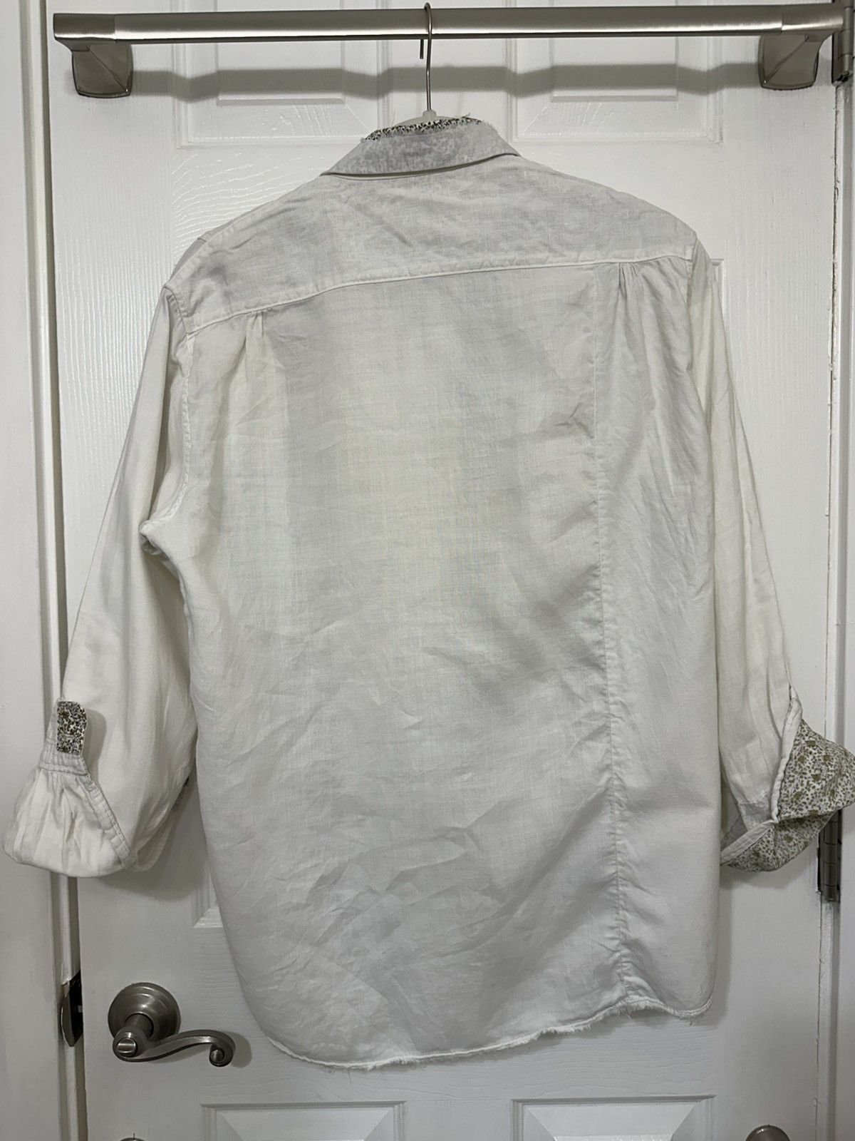 Kapital × Vintage Floral Laced White Button Up Size US M / EU 48-50 / 2 - 4 Thumbnail
