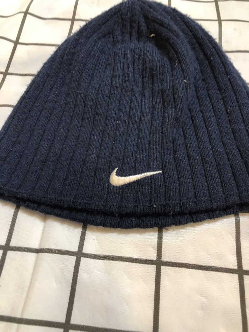 Nike Vintage Nike 00s vintage beanie swoosh hat Y2K drill Size ONE SIZE - 4 Thumbnail