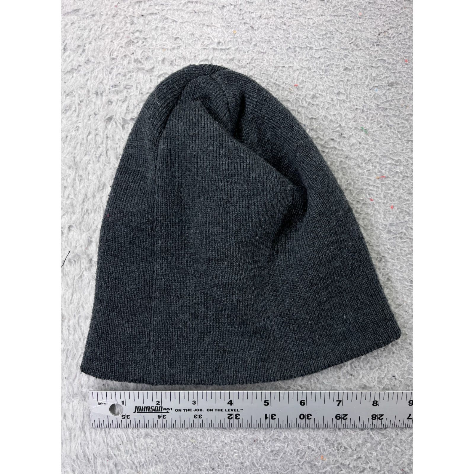 Vintage State Of Wow Beanie Adult One Size Gray Knit Acrylic Hat / Beanie Mens Skate Logo Knit Hat Size ONE SIZE - 3 Thumbnail