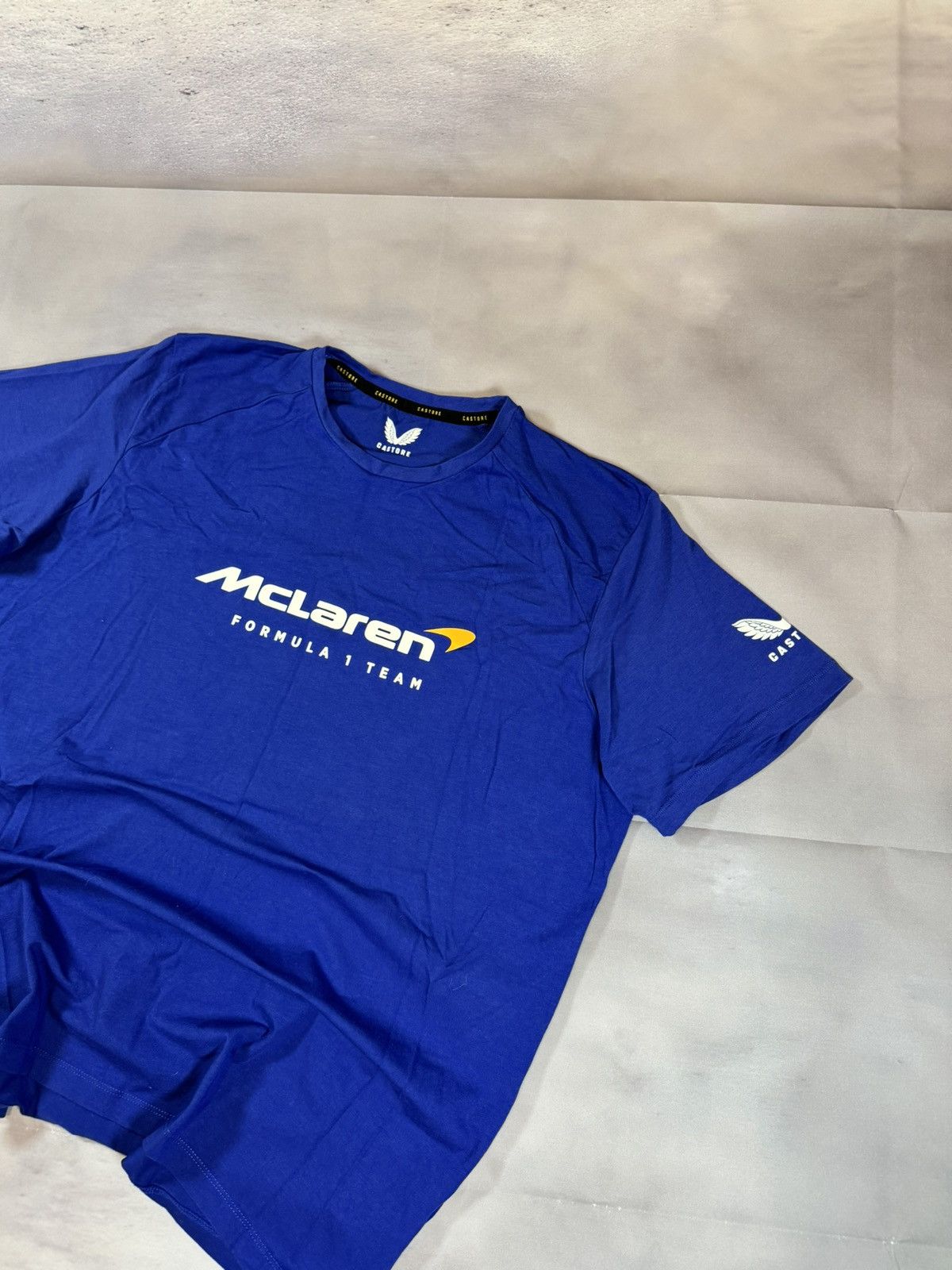 Castore × Formula 1 × Malcolm McLaren McLaren Formula 1 Team Racing T Shirt Blue Men’s XLarge Size US XL / EU 56 / 4 - 2 Thumbnail
