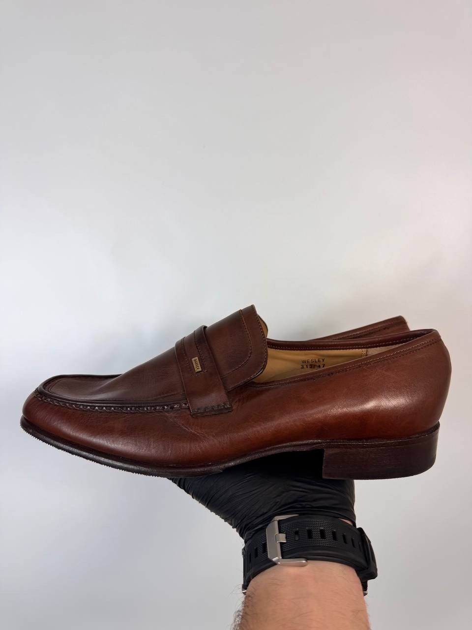 Barker BARKER Wesley Loafers Brown Leather Dress Shoes US 10 Size US 10 / EU 43 - 3 Thumbnail
