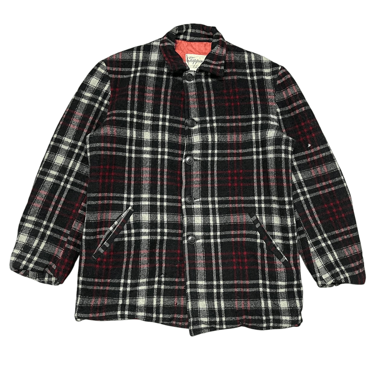 Chippewa Vintage 40's Chippewa Woolen Mills Checkered Wool Coat Size US M / EU 48-50 / 2 - 1 Thumbnail