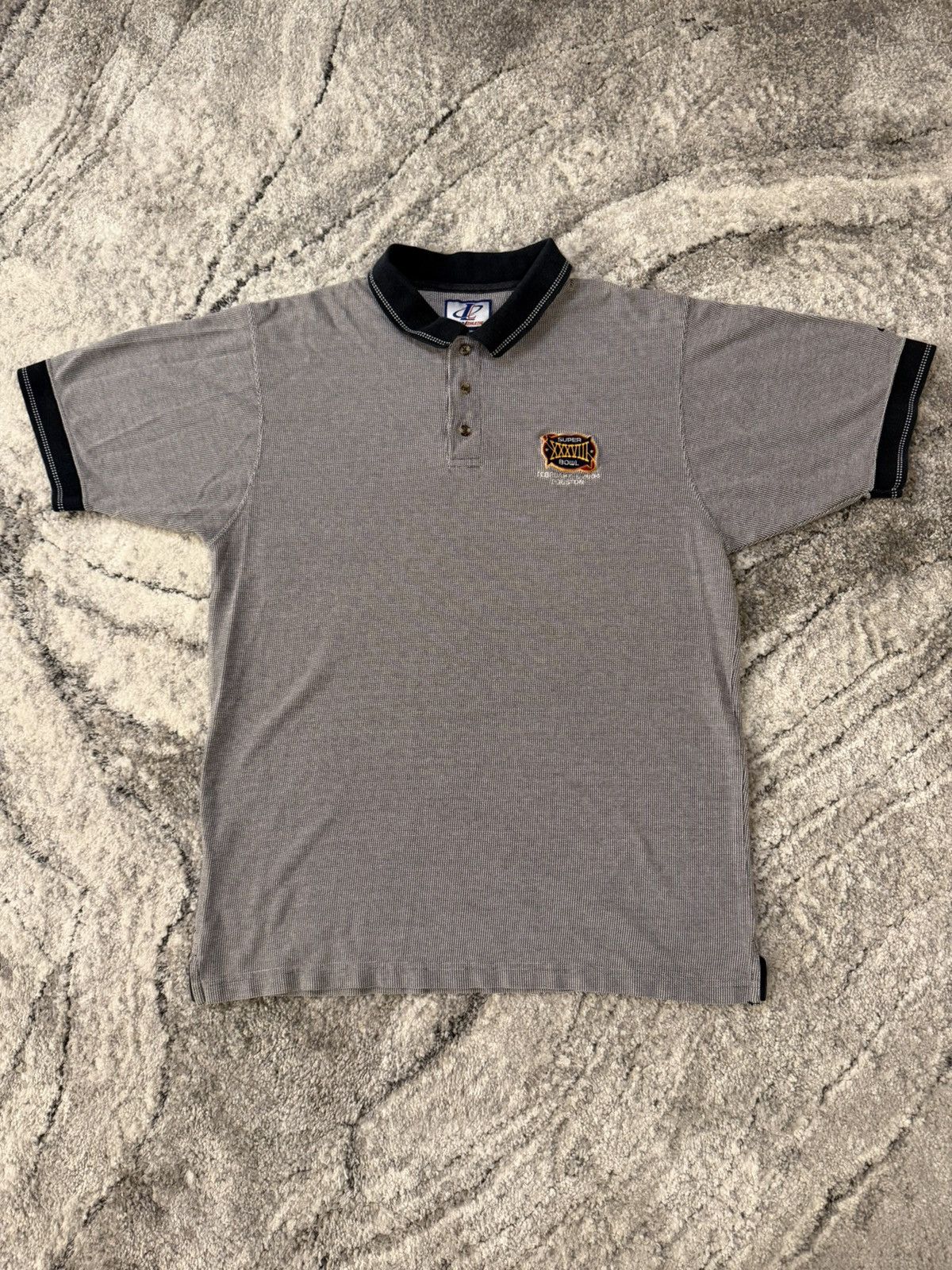 Logo Athletic 2004 Logo Athletic Super Bowl XXXVIII Polo Shirt Size US M / EU 48-50 / 2 - 1 Thumbnail