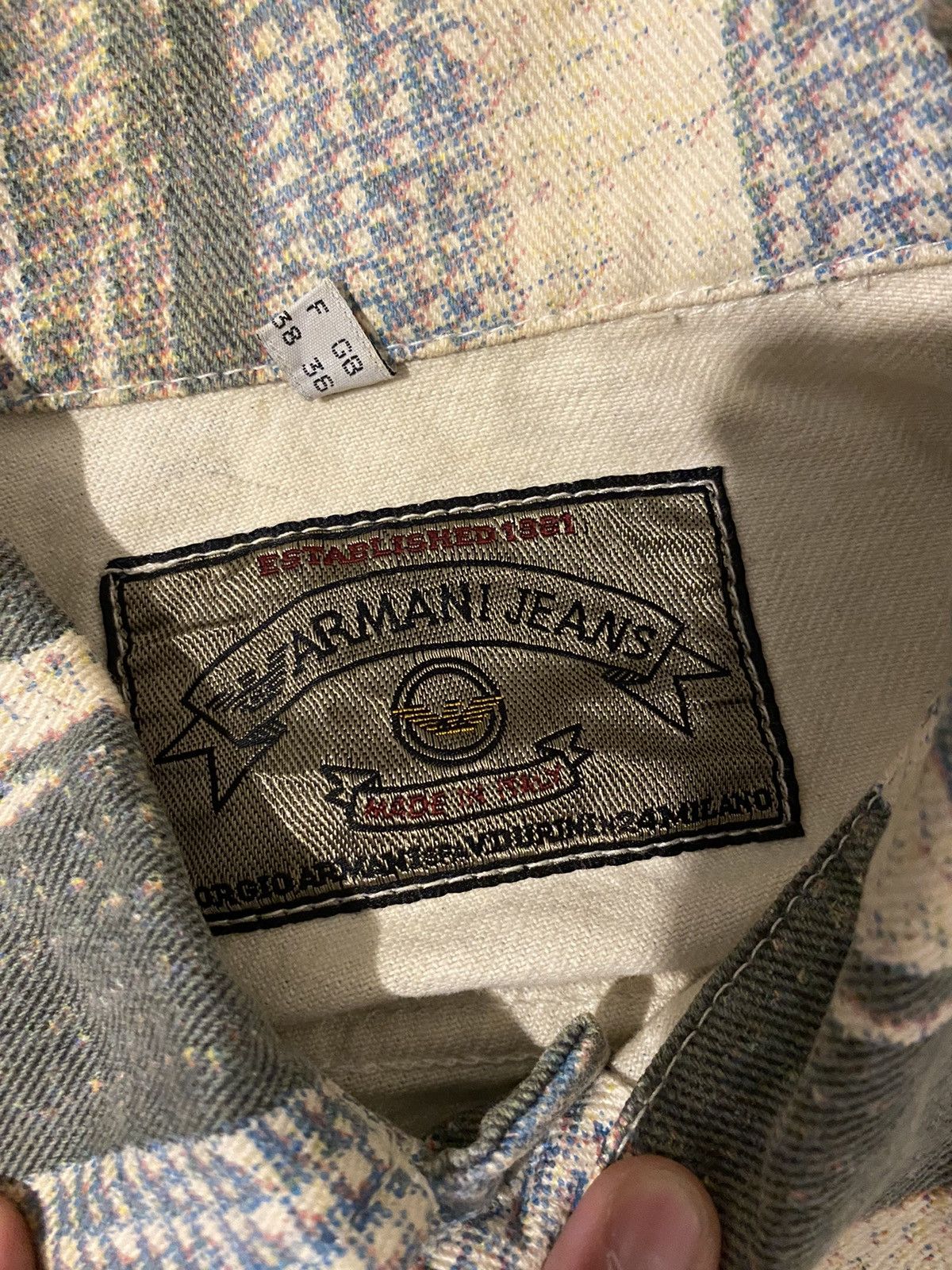 Armani Armani Jeans Jacket Vintage Size US XXS / EU 40 - 2 Thumbnail