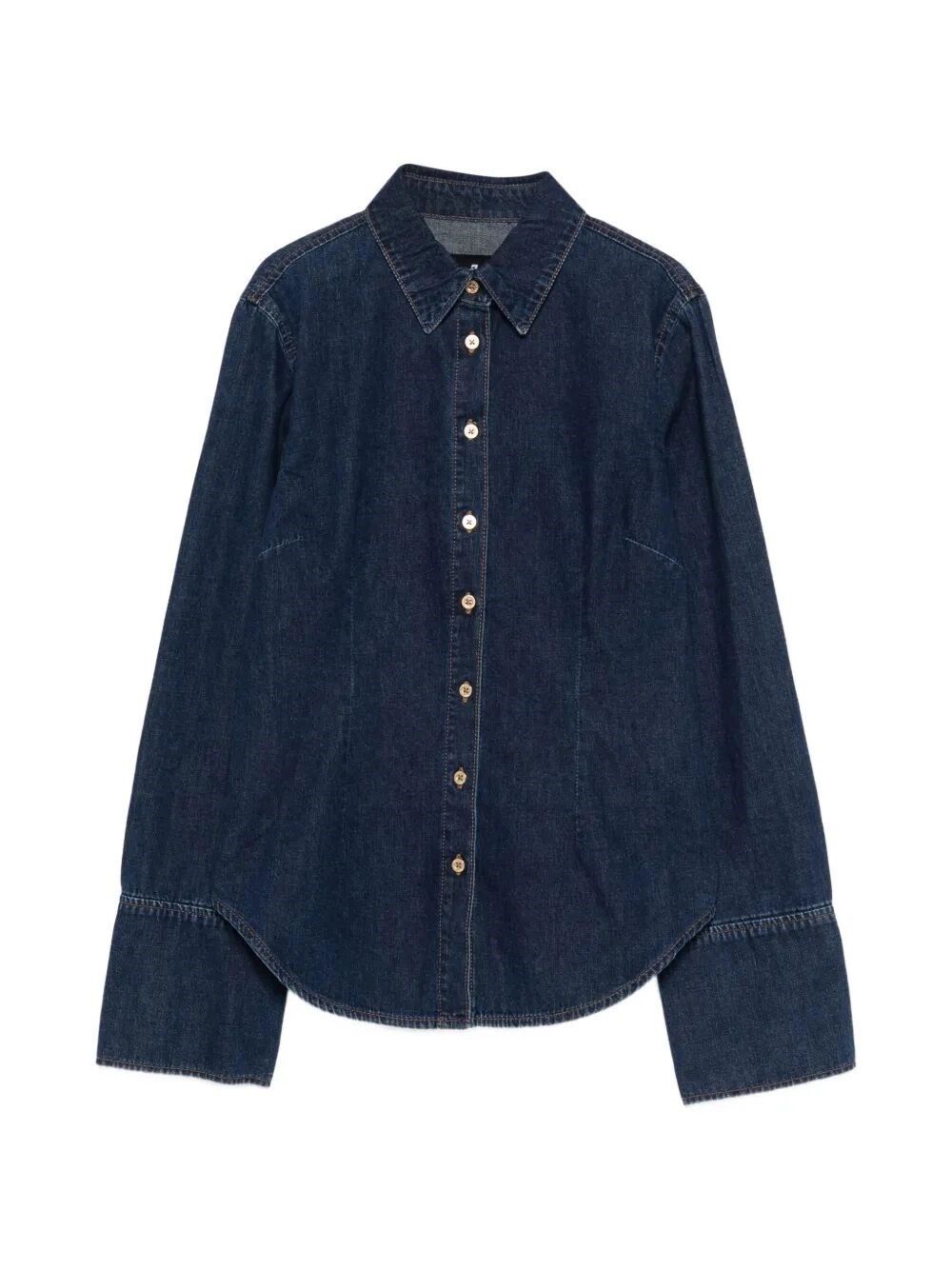 7 For All Mankind Shaped Shirt Indigo Soul Size XS / US 0-2 / IT 36-38 - 1 Thumbnail