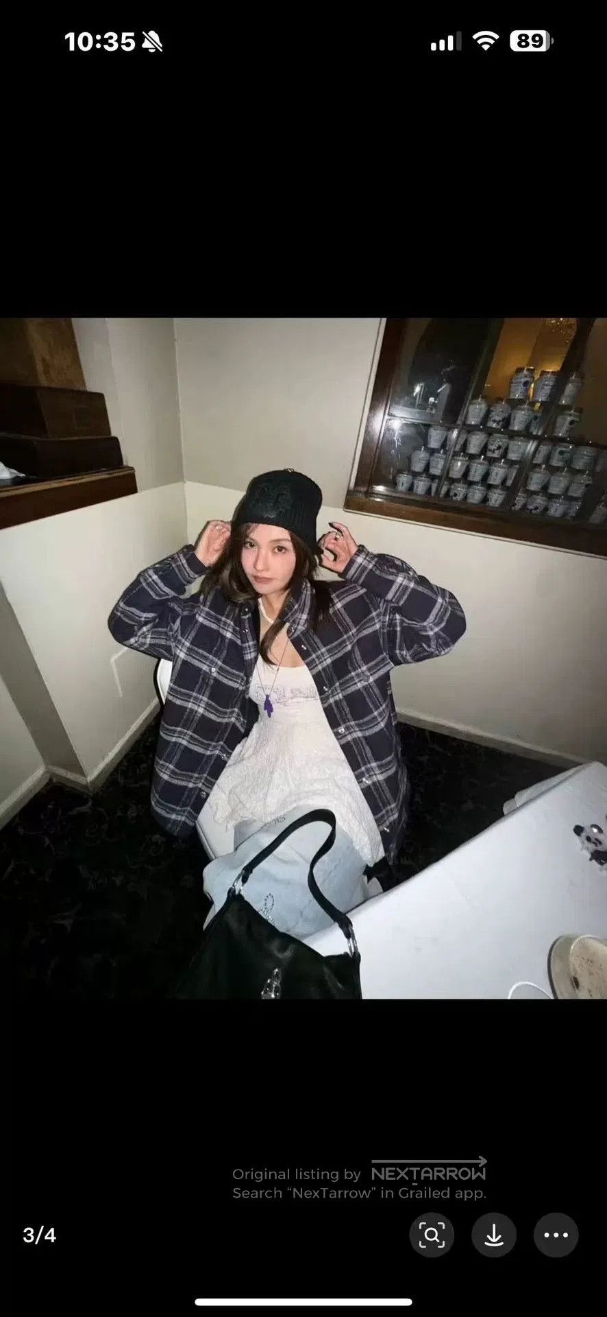 Chrome Hearts Chrome Hearts Dark Blue Plaid Cotton Jacket. Size US S / EU 44-46 / 1 - 8 Thumbnail