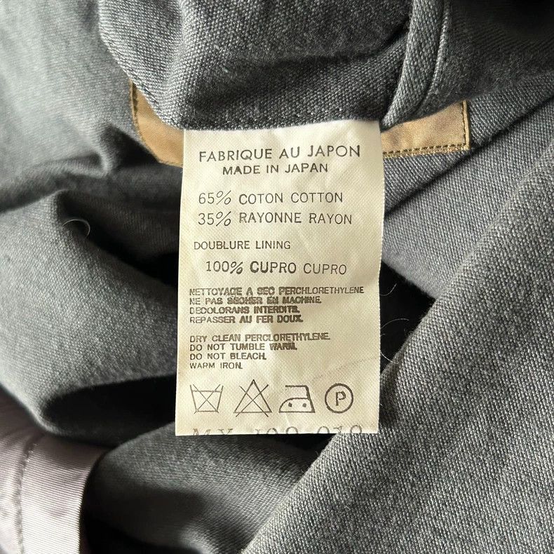 Yohji Yamamoto Yohji Yamamoto Yohji Yamamoto Long Gray Suit Jacket Size US S / EU 44-46 / 1 - 8 Thumbnail