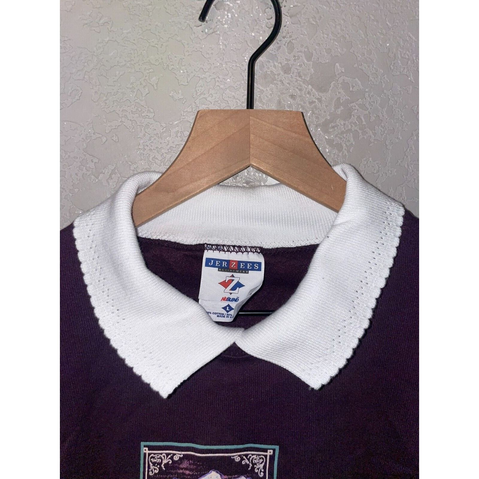 Jerzees Vintage Montana Sweatshirt Big Sky Crewneck VTG L 90s Size L / US 10 / IT 46 - 7 Thumbnail