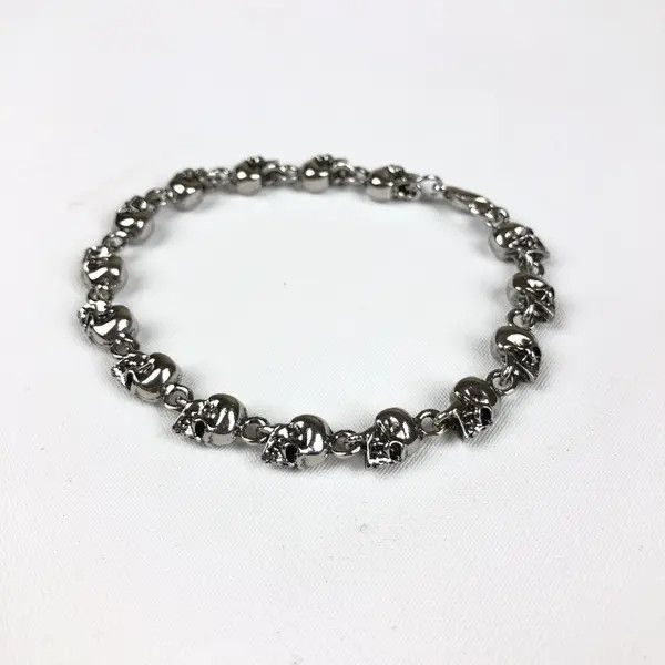 Jewelry Skull Bracelet Y2K Punk Chain Gotch Size ONE SIZE - 5 Thumbnail