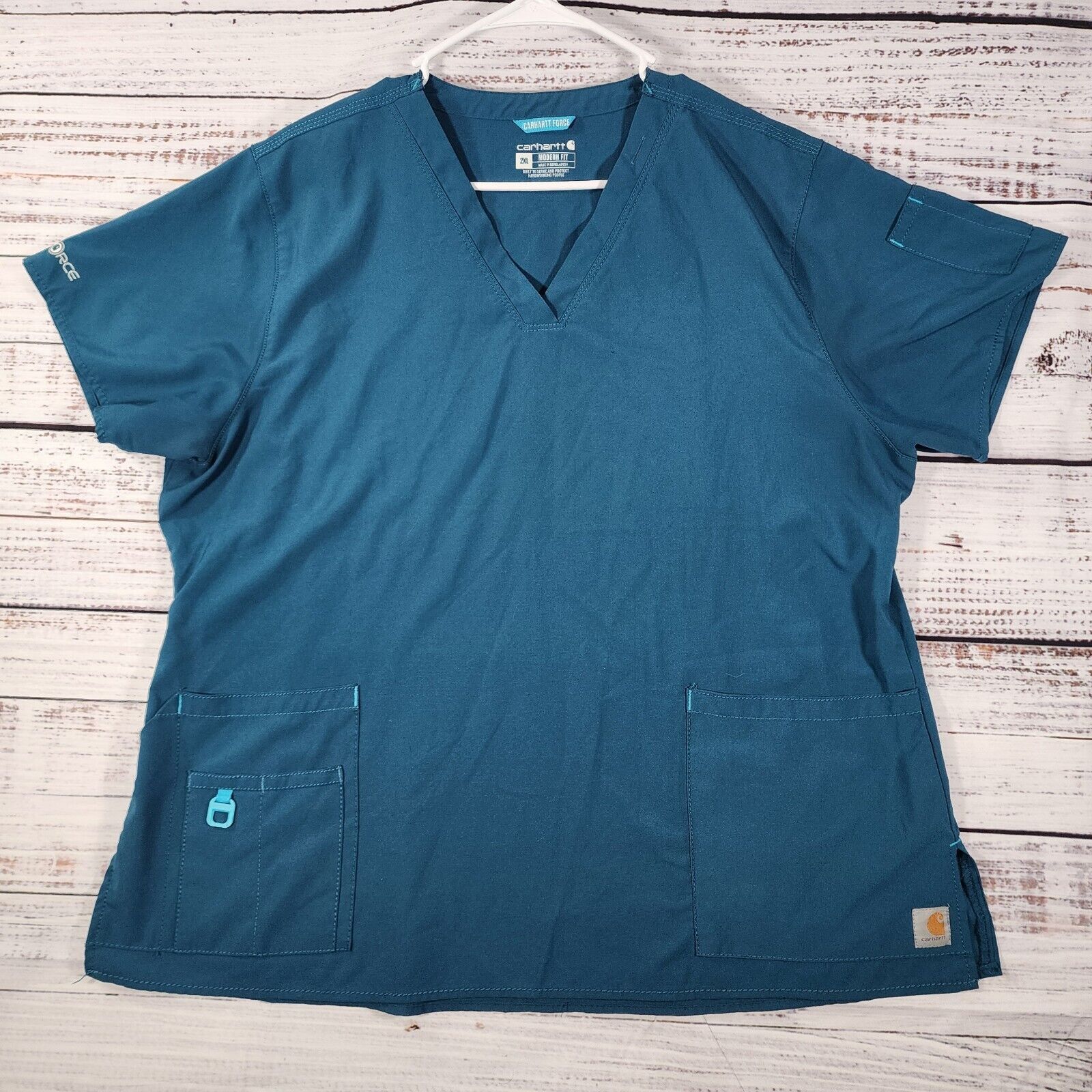 Carhartt Carhartt Women Scrub Fit Top 2X Shirt V Neck Force Size XXL / US 16-18 / IT 52-54 - 1 Thumbnail