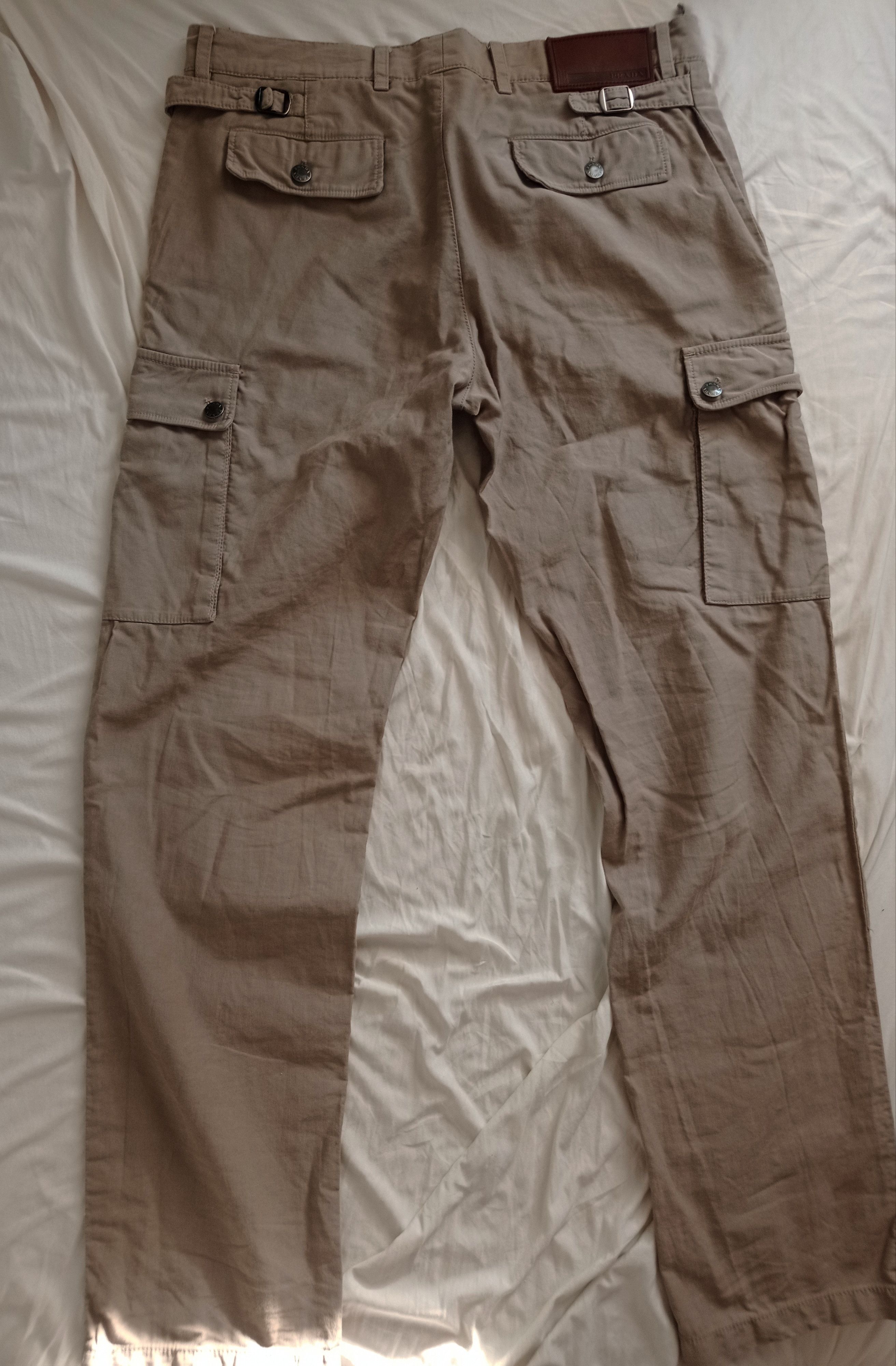 Prada 🔥 PRADA BAGGY CARGO PANTS 90s 🔥 Size US 32 / EU 48 - 2 Thumbnail