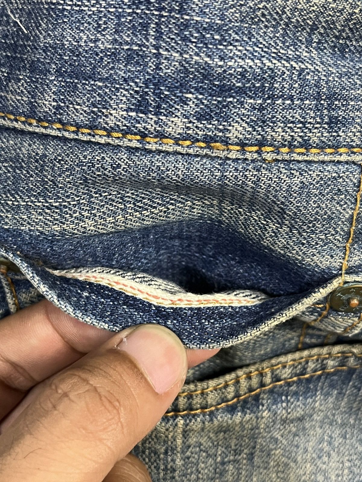 Evisu Evisu Paris Embroidered Dust-Wash Jeans Size US 32 / EU 48 - 16 Thumbnail