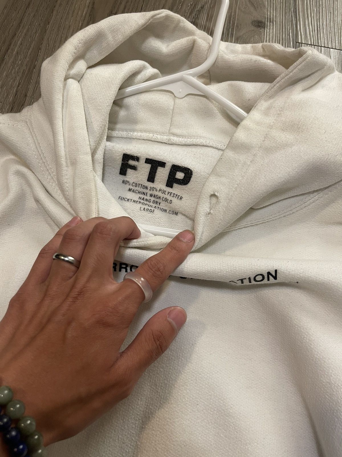 Fuck The Population Original FTP Terrorist Organization Screenprint Hoodie Size US L / EU 52-54 / 3 - 3 Thumbnail