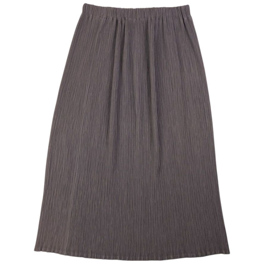 Vintage Issey Miyake White Label Pleated Midi Skirt Womens in Black, Women's (Size 30)