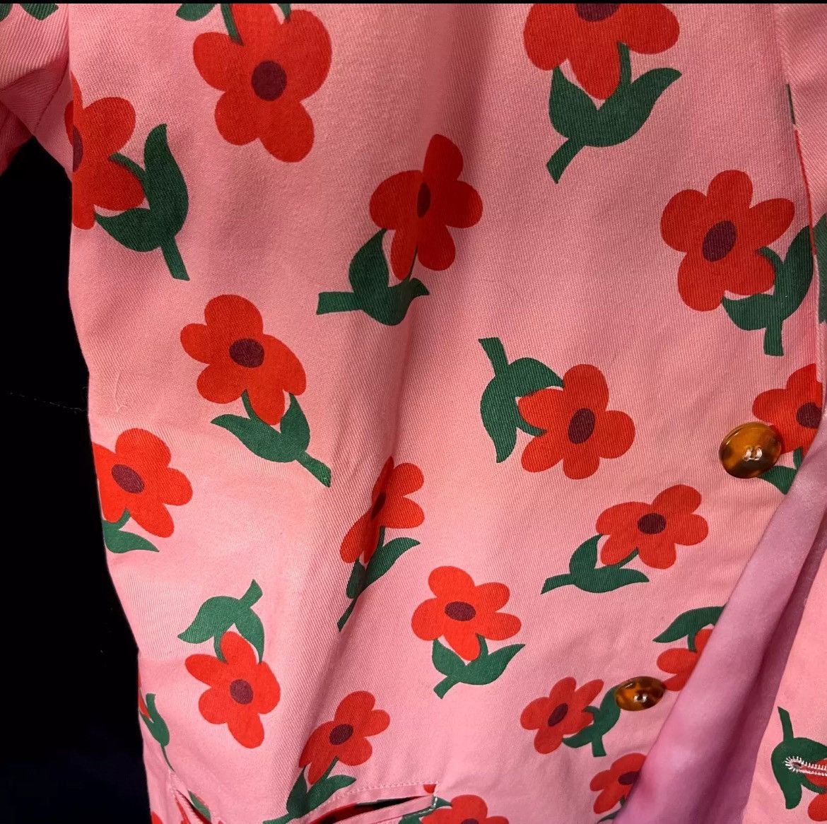 Golf Wang Golf Wang Find Some Time Blazer Jacket pink/floral XL Size 46R - 3 Thumbnail