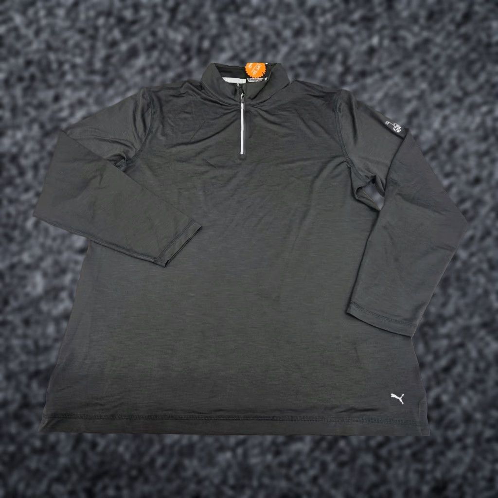 Puma PUMA Jacket Long Sleeve 1/4 Zip Black UV 50+ L Size US L / EU 52-54 / 3 - 1 Thumbnail