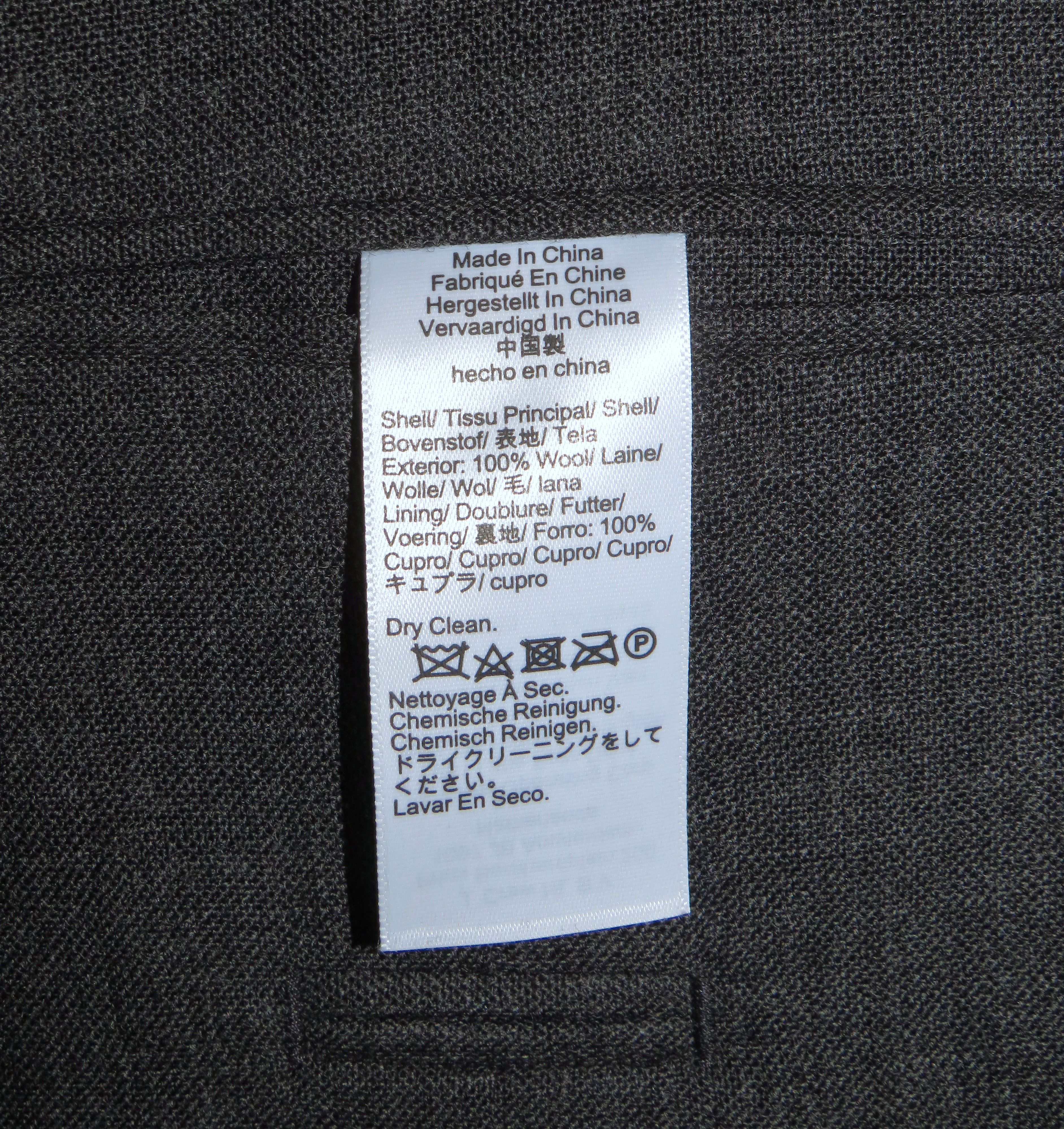 J.Crew Kenmare Halstead Gray Fresco Wool Two Button Suit 44R NWT Size 44R - 15 Thumbnail