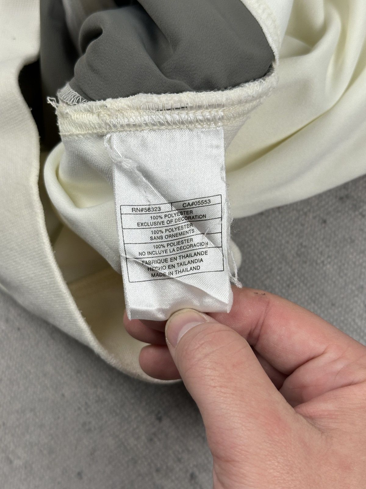 Nike Vintage Nike Mini Swoosh Full Zip Track Jacket Cream Y2K Size XS / US 0-2 / IT 36-38 - 16 Thumbnail