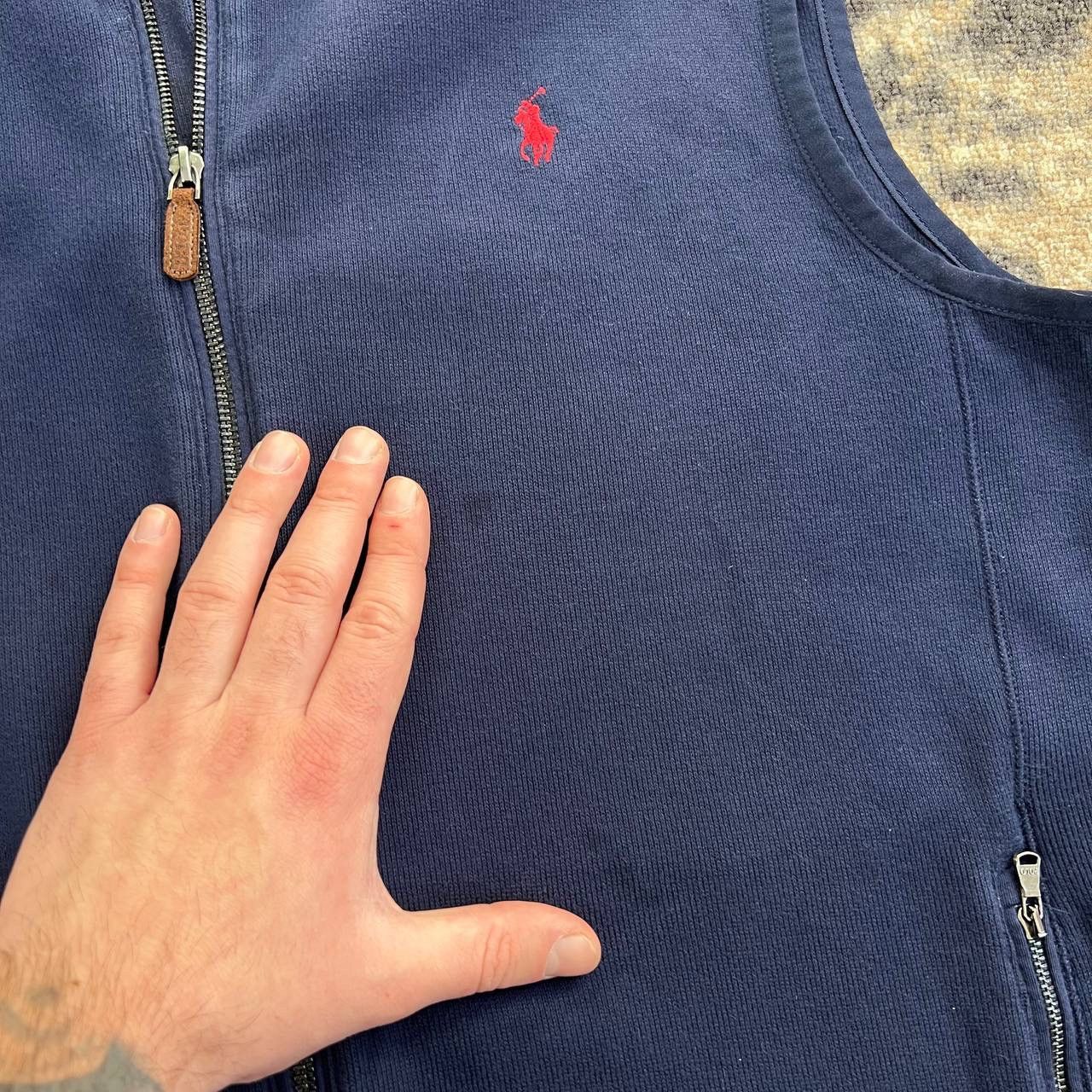 Polo Ralph Lauren Polo Ralph Lauren Luxury Mini Logo Zip Up Vest Size US L / EU 52-54 / 3 - 6 Thumbnail