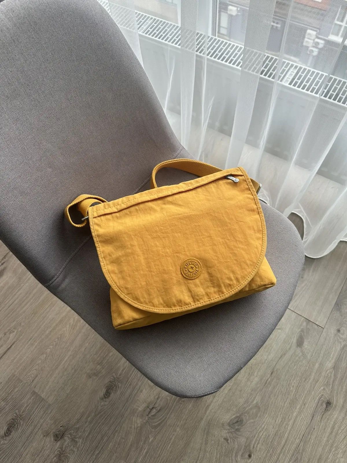 Vintage Kipling Yellow Bag Y2K Backpack