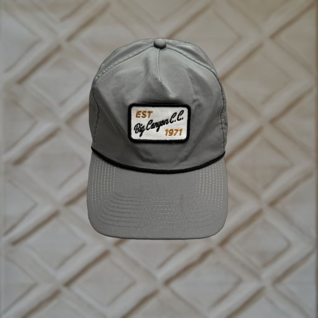 Imperial Imperial Golf Hat Cap Mens Gray Rope Snapback OSFA Size ONE SIZE - 1 Thumbnail