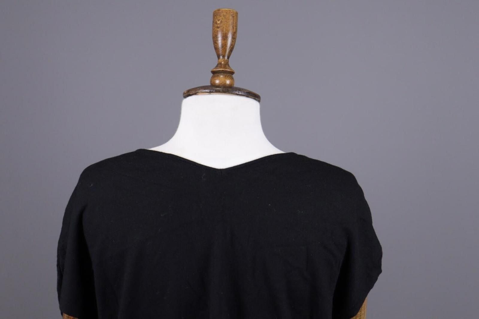 Wolford Wolford Black Short Sleeve V-Neck Knit Top Shirt Size L Size L / US 10 / IT 46 - 9 Thumbnail