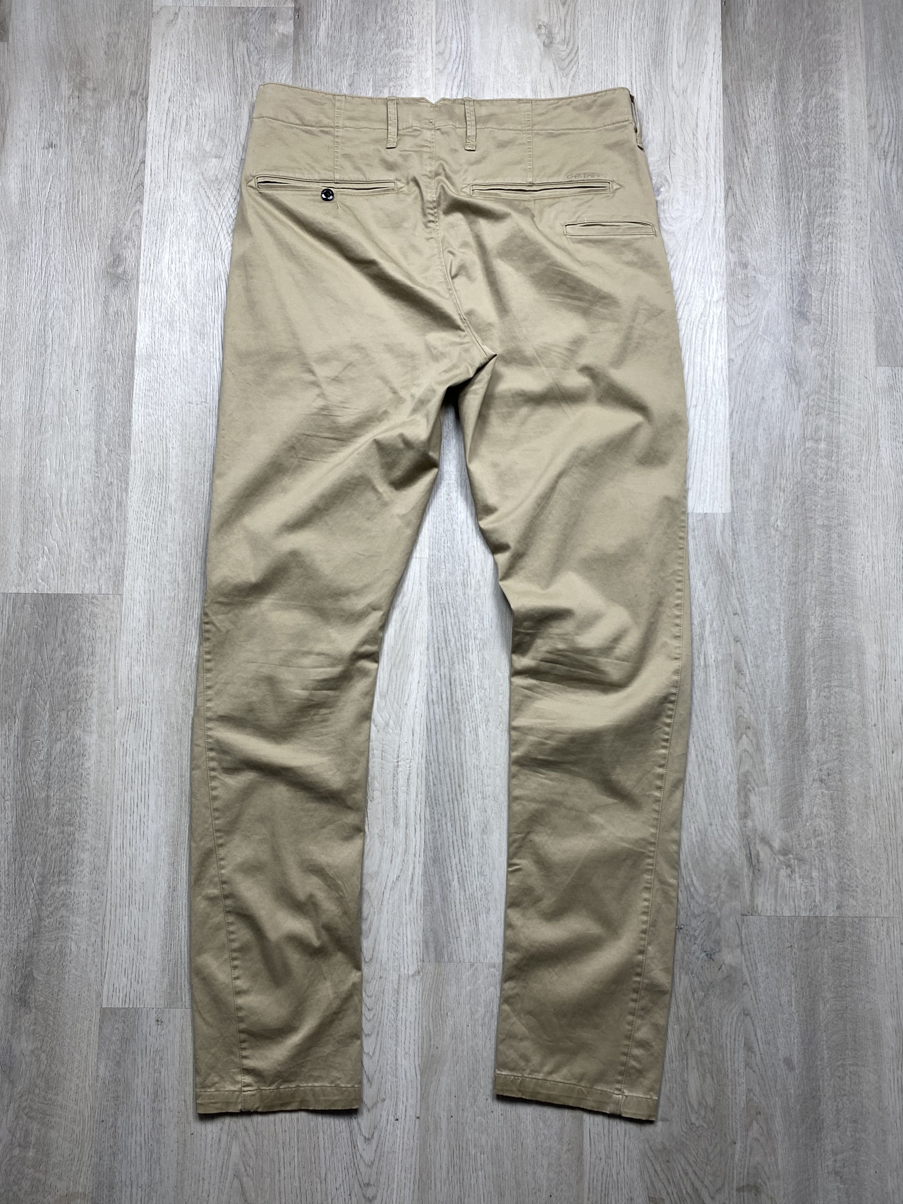 G-Star G Star Raw Vintage Mens Chino Pants Y2K Size US 35 - 7 Thumbnail