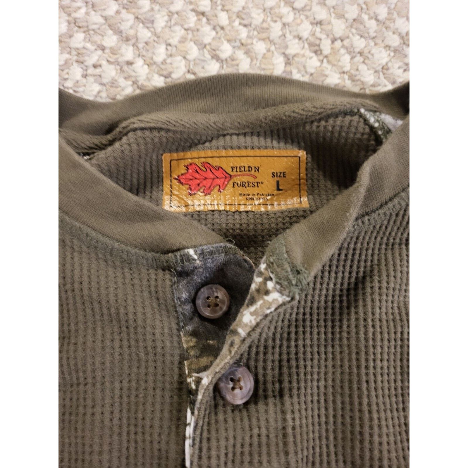 Other Field N Furest Long Sleeve Men's Thermal 3 Button Size US L / EU 52-54 / 3 - 2 Thumbnail
