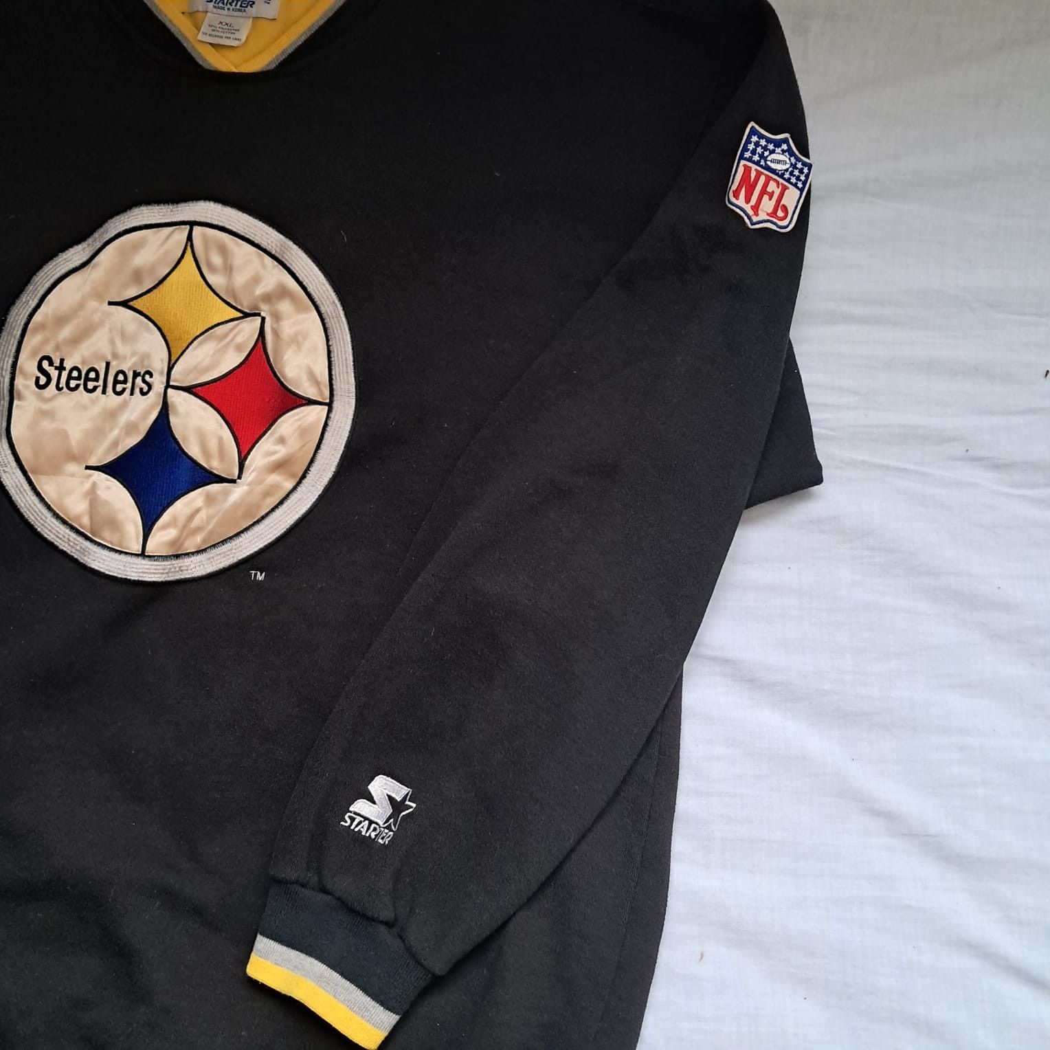 Starter NFL Pittsburgh Steelers Sweatshirt Crewneck Size US XXL / EU 58 / 5 - 3 Thumbnail