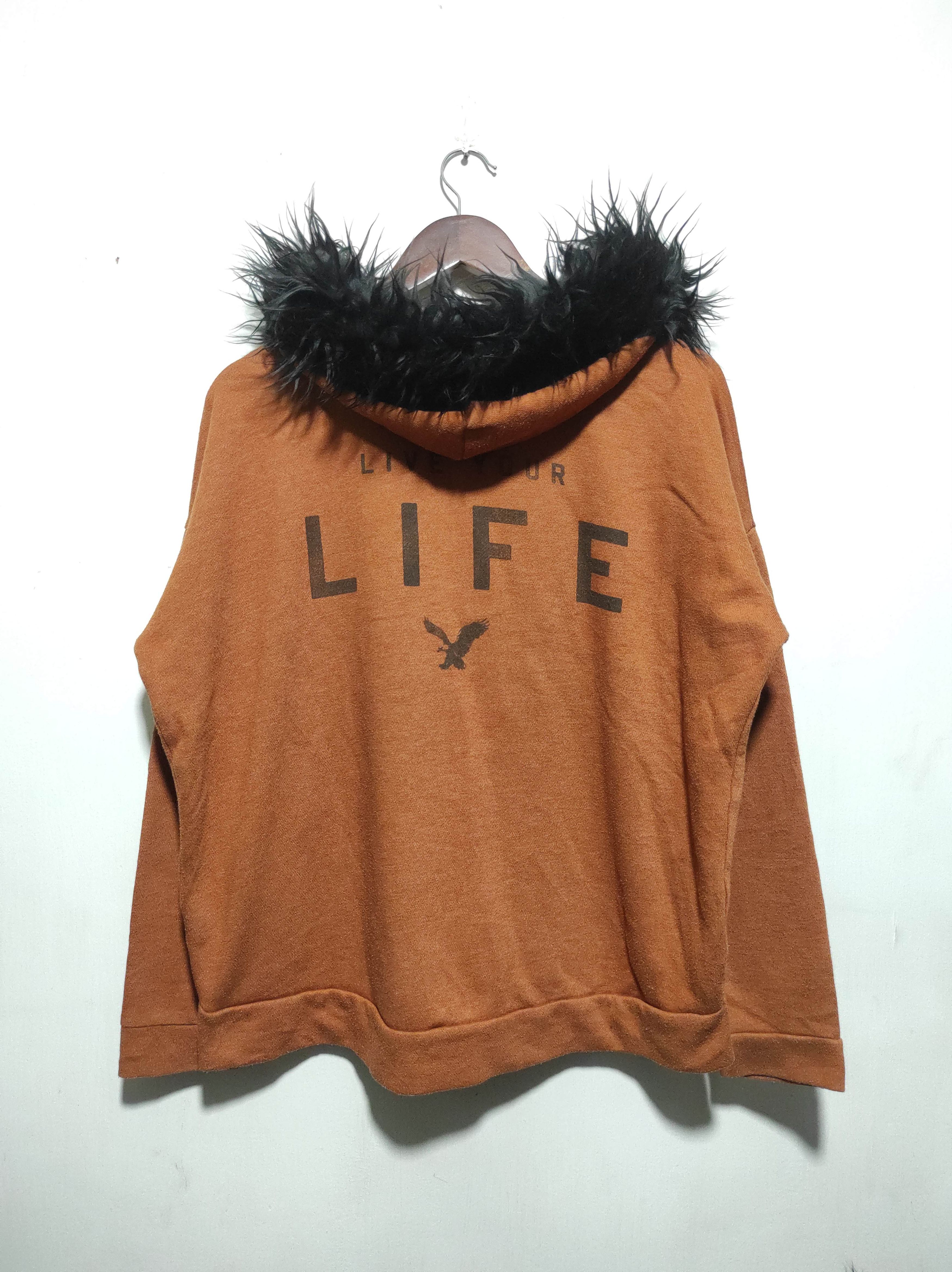 Hysteric Glamour American Eagle Zipper Fur Hoodie LGB style Size US L / EU 52-54 / 3 - 12 Thumbnail