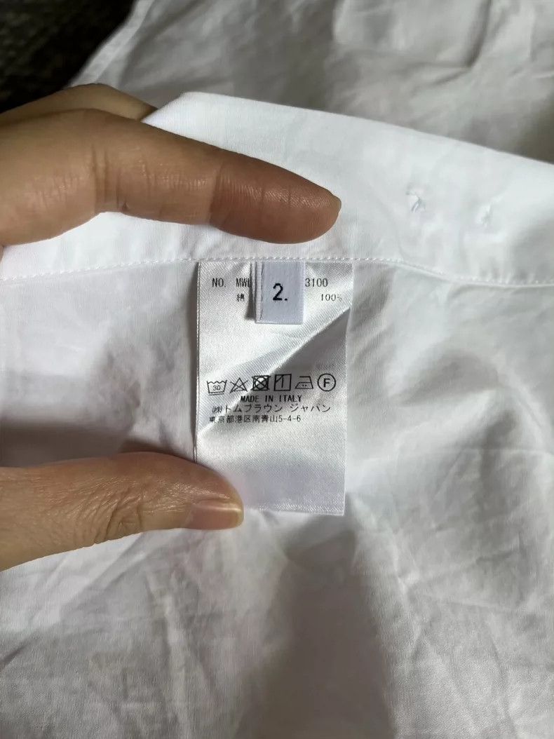 Thom Browne Thom Browne Classic white shirt Size US M / EU 48-50 / 2 - 6 Thumbnail