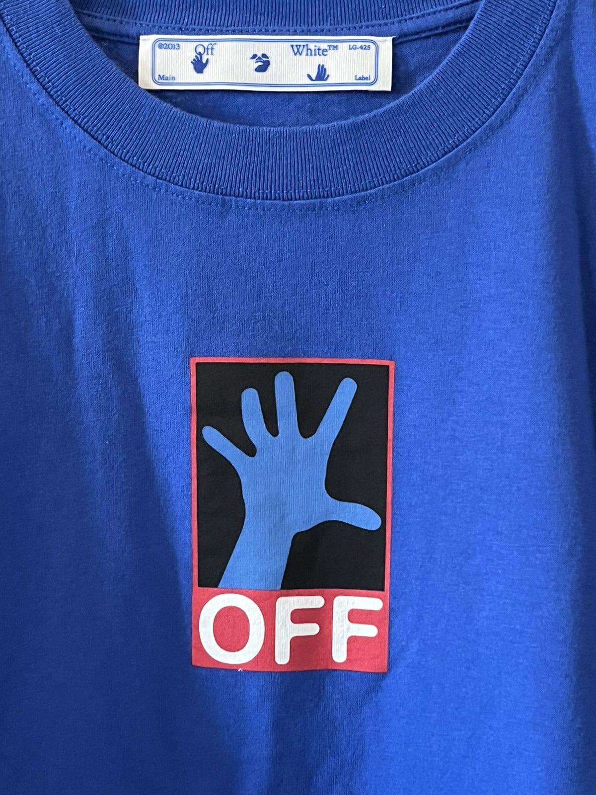Off-White Blue Off-White t-shirt, never worn w tags Size US M / EU 48-50 / 2 - 2 Thumbnail
