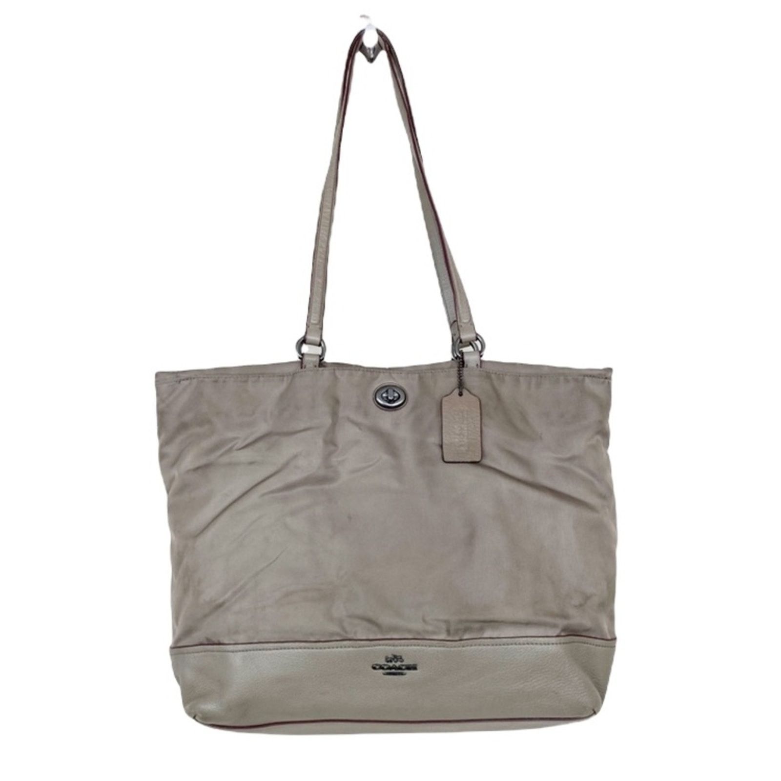 Coach Coach Nylon and Leather Tote Shoulder Bag F57903 Size ONE SIZE - 1 Thumbnail