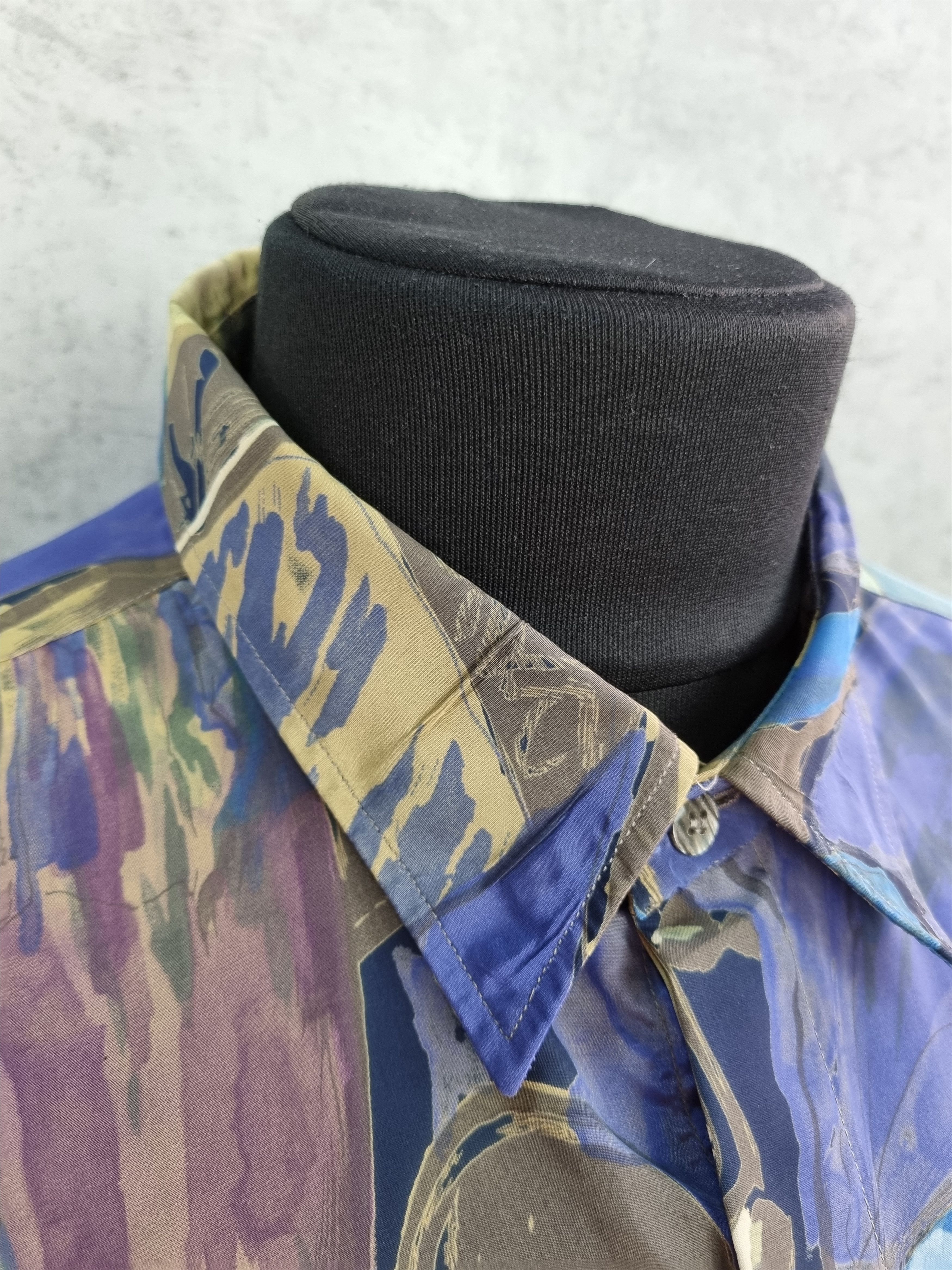 Other 90s Vintage Abstract Design Shirt Feels like SILK Dior Size US XXL / EU 58 / 5 - 12 Thumbnail