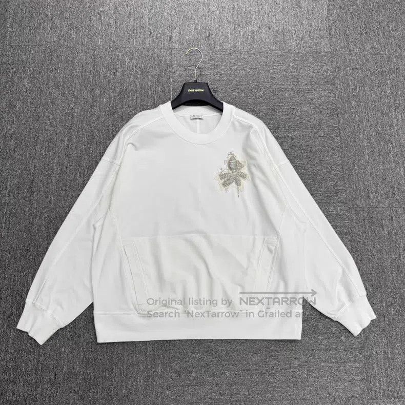 Brunello Cucinelli Brunello Cucinelli Beaded Floral Sweatshirt Size M / US 6-8 / IT 42-44 - 1 Thumbnail