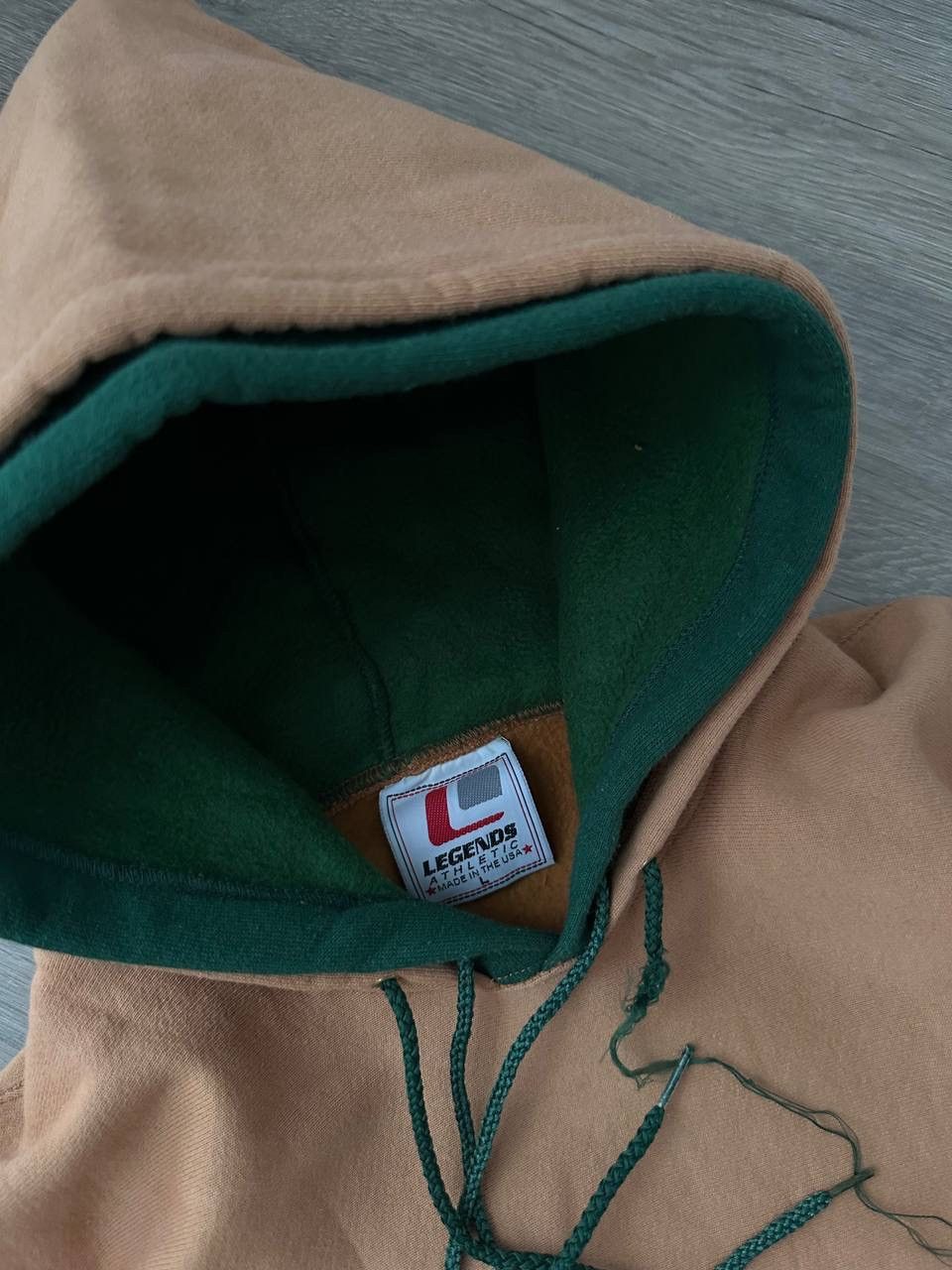Japanese Brand × Vintage Vintage Legends Athletic Brown Japanese Skated Hoodie Size US M / EU 48-50 / 2 - 6 Thumbnail