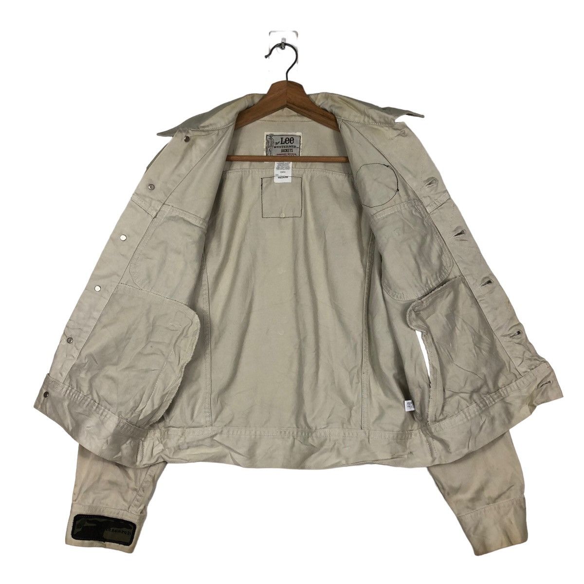 Japanese Brand 🔥Vintage Biker Jacket Trucker Lee Western Cowboys Pocket Size US M / EU 48-50 / 2 - 13 Thumbnail